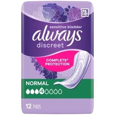 always discreet normal pads 12pcs