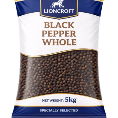 lioncroft black pepper whole 5kg