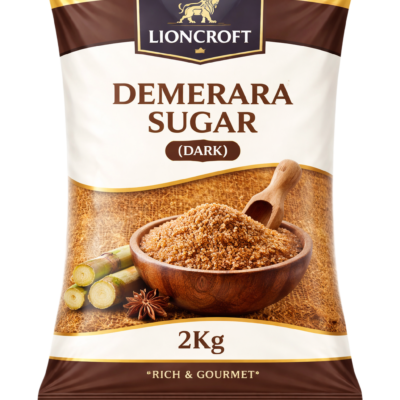 lioncroft demerara sugar (dark) 2kg