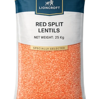 lioncroft red split lentils 25kg