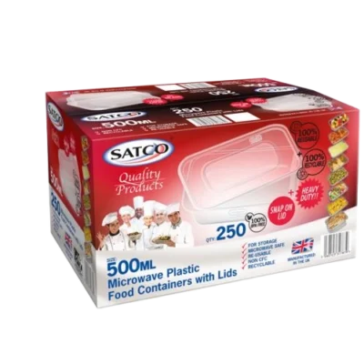 satco container & lid 250 x 500ml