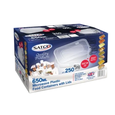satco container & lid 250 x 650ml