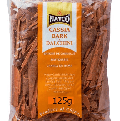 natco cassia(dalchini cinnamon) 125gm