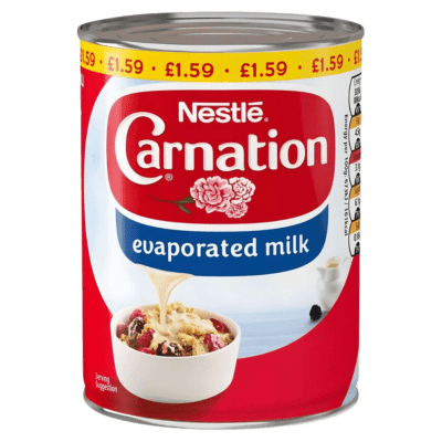 nestle carnation evaporated milk 410gm