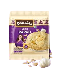 kemchho garlic papad