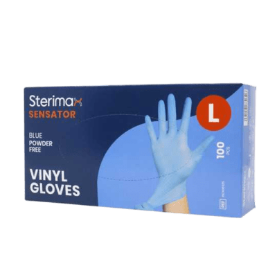 sensator gloves blue 100 pcs (large)