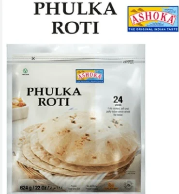 ashoka phulka roti (24 pieces) 624g