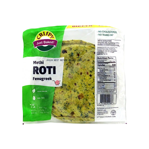 crispy methi roti 500gm crispy methi roti 500gm