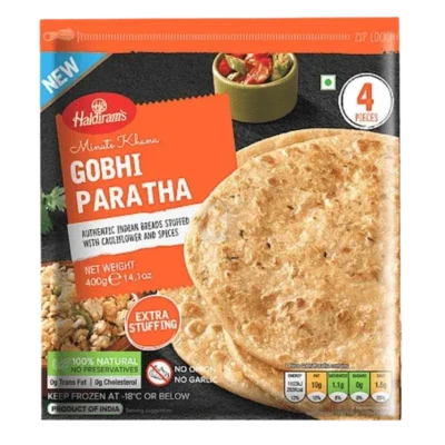 haldiram gobhi paratha 4pcs (buy 1 get 1 free) @ 3.99 converted