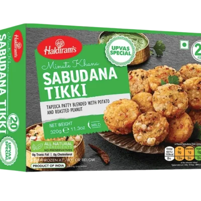 haldiram sabudana tikki 320gm (frozen) converted